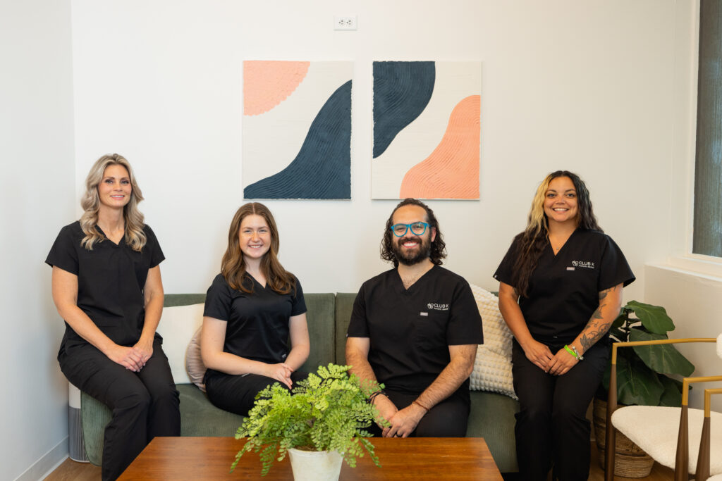 Club K Holistic Dental team in Springfield, MO — Megan, Tessa, Dr. Joshua Knapton, and Alissa